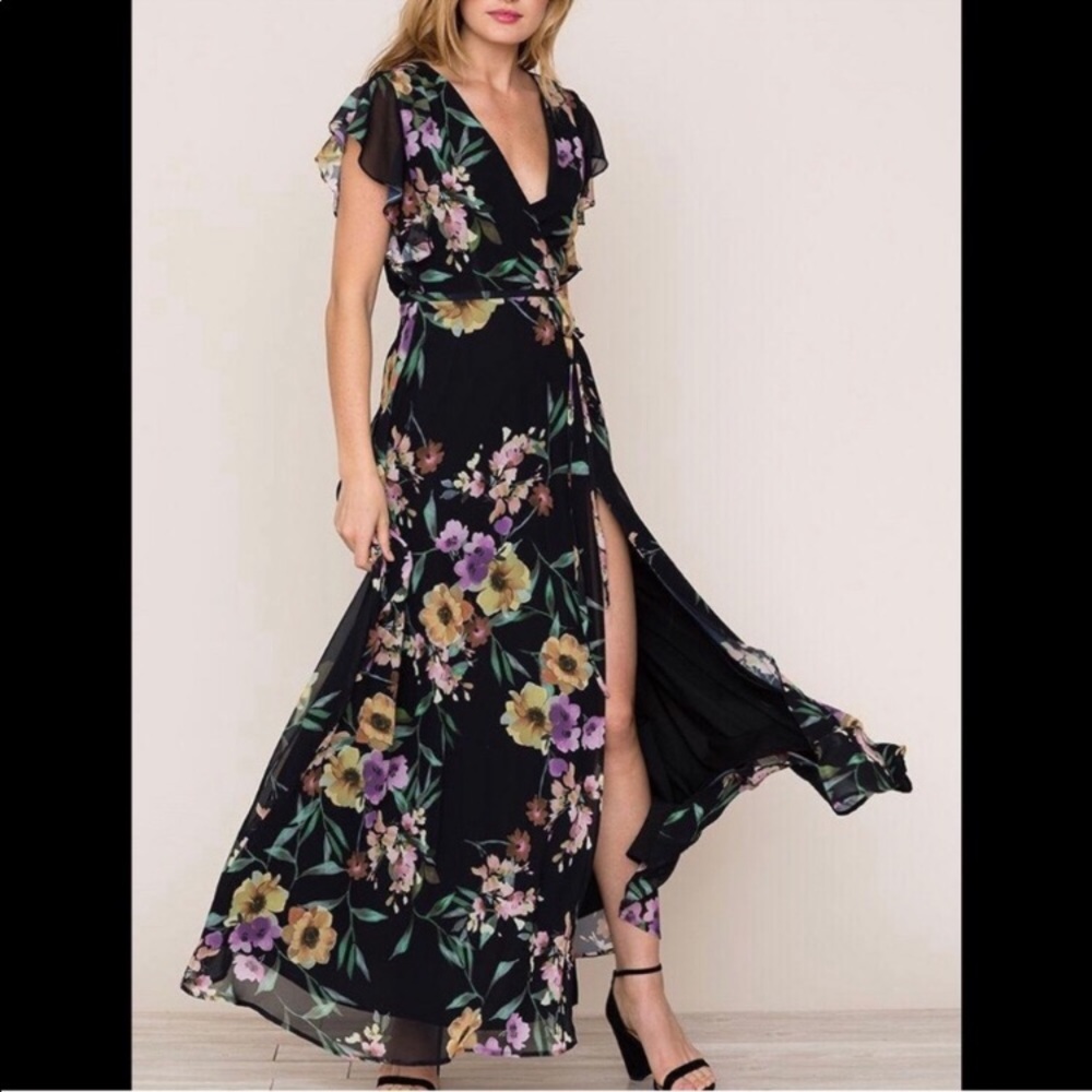 Yumi Kim Scenic Route Floral Lakeside Maxi Dress